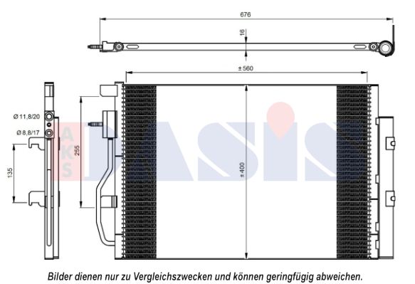 AKS DASIS Lauhdutin, ilmastointilaite 522082N